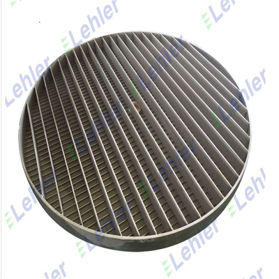 สแตนเลสที่กําหนดเอง สกรีนเชือก wedge เครื่องกรอง Element Screen Leach ถังล่าง